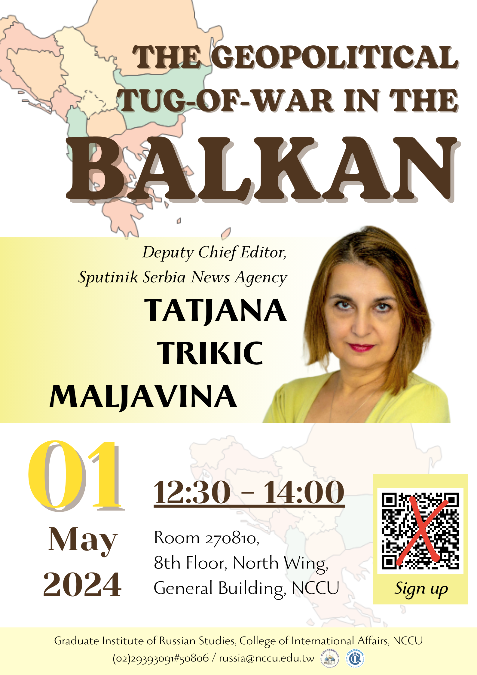【Lecture】The Geopolitical Tug-of-War in the Balkan